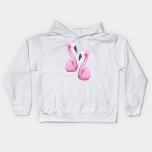 Flamingos Vapor Wave Kids Hoodie